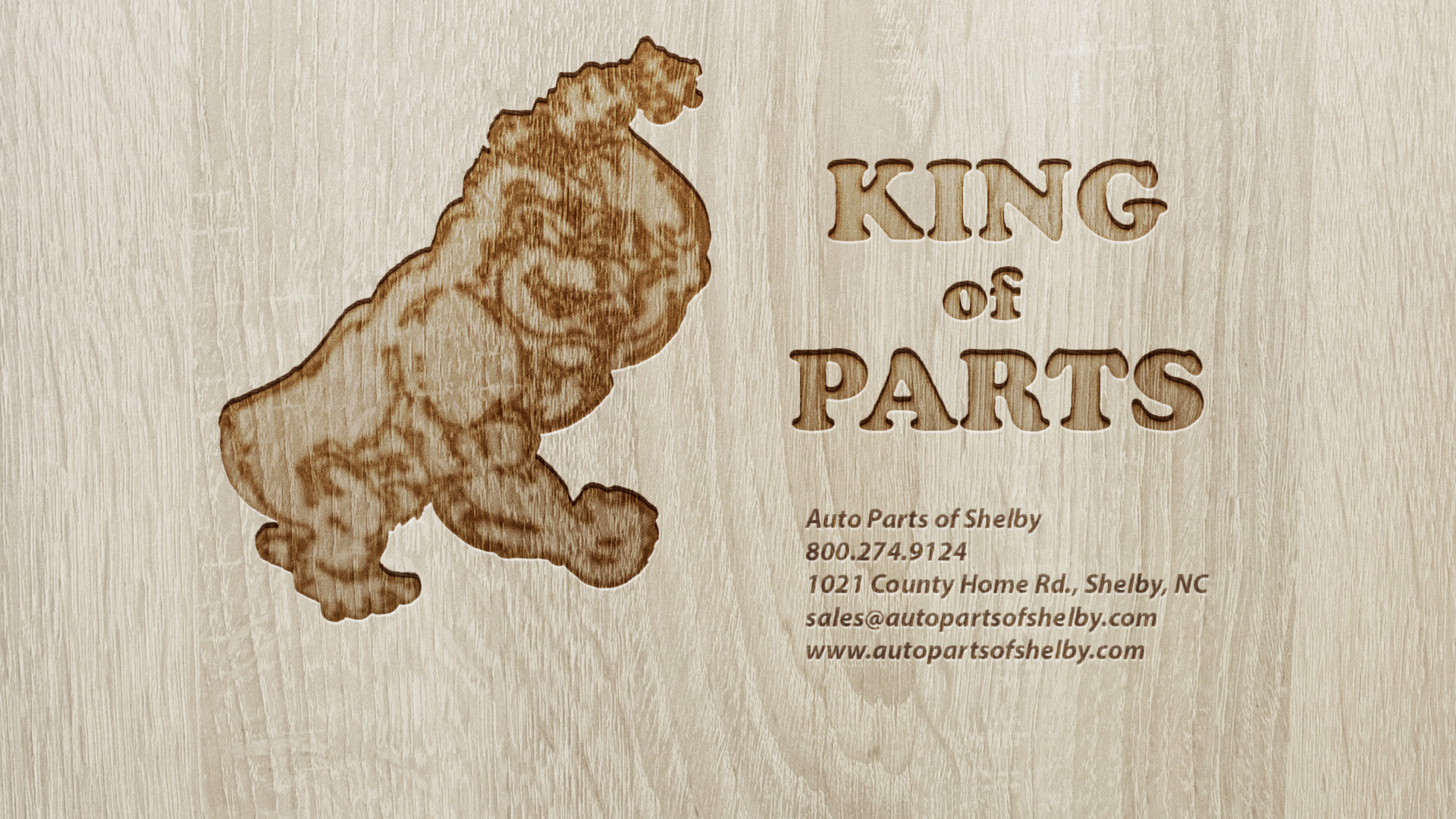 Auto Parts of Shelby Engraved Wood Desktop Wallpaper 1920 x 1080